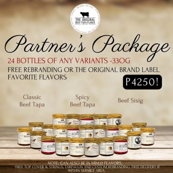 Partner's Package Free Rebranding 24 Bottles | Medium (330G) - Image 2