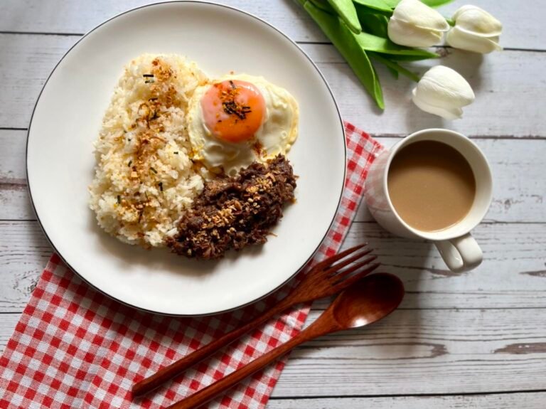 The Classic Filipino Breakfast: Beef Tapa Flakes, Fried Rice, Egg Recipe