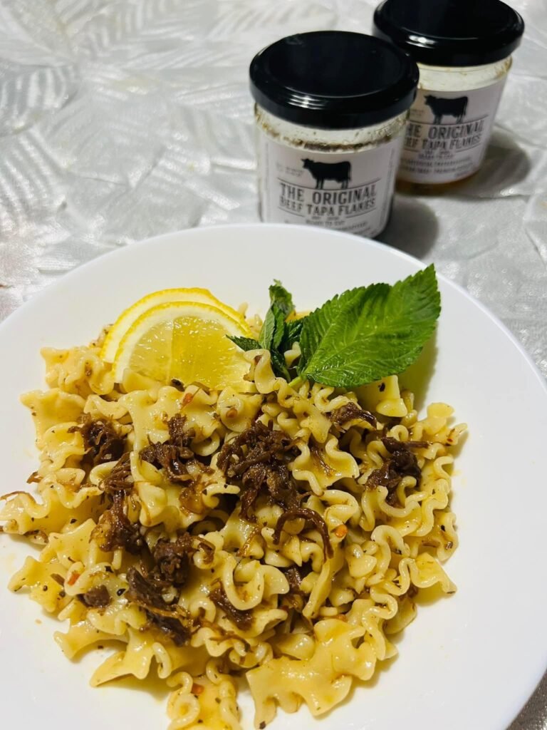 Super Sarap: Easy Beef Tapa Flakes Pasta Recipe